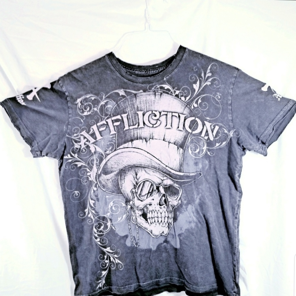 Affliction brand Size Small distressed tshirt